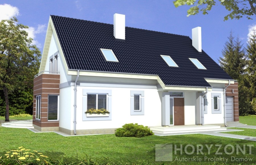 Проект будинку АДА з одним гаражем (162,1 м²) |